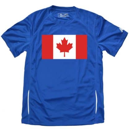 Men's Canadian Flag Running Shirt