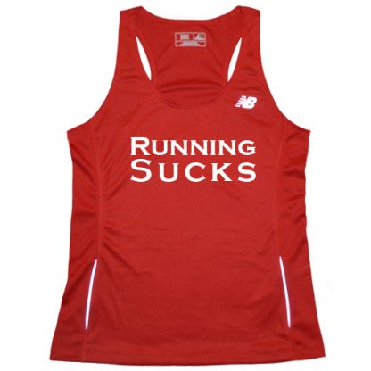 Women's running sucks tank top