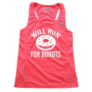 Women's Will Run for Donuts Singlet