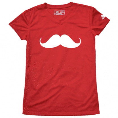 Women's Mustache Running Shirt 4